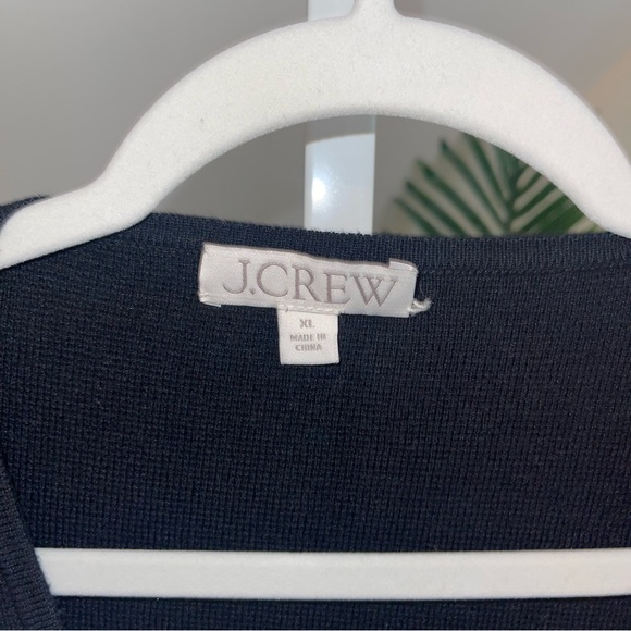 J.Crew Giselle V-neck Wool Blend Sweater-Blazer XL - Picture 4 of 9